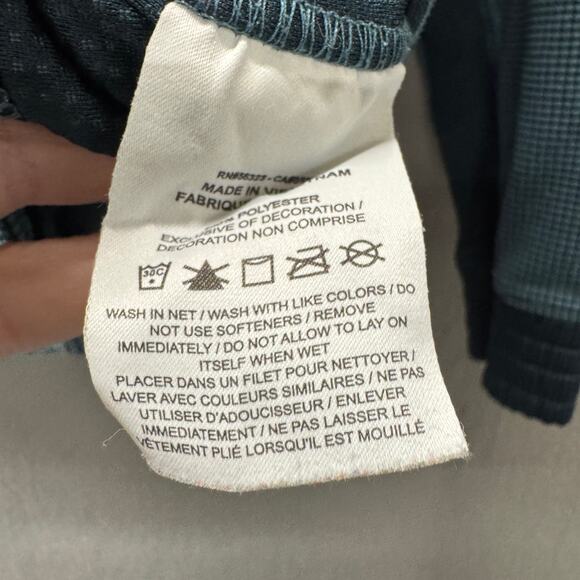 Nike Training Hoodie Mens Large Loose Fit Thermal Dri Fit Pullover Teal Blue - Picture 8 of 10